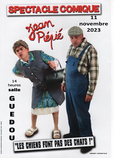 Spectacle "Les chiens font pas des chats" le 11/11/203