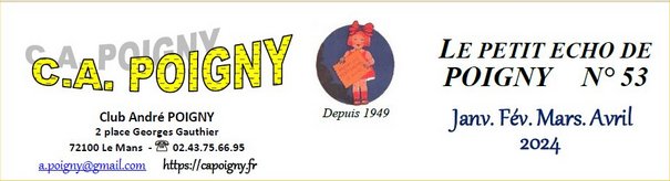 Petit écho de Poigny numéro 53 janvier-février-mars-avril 2024