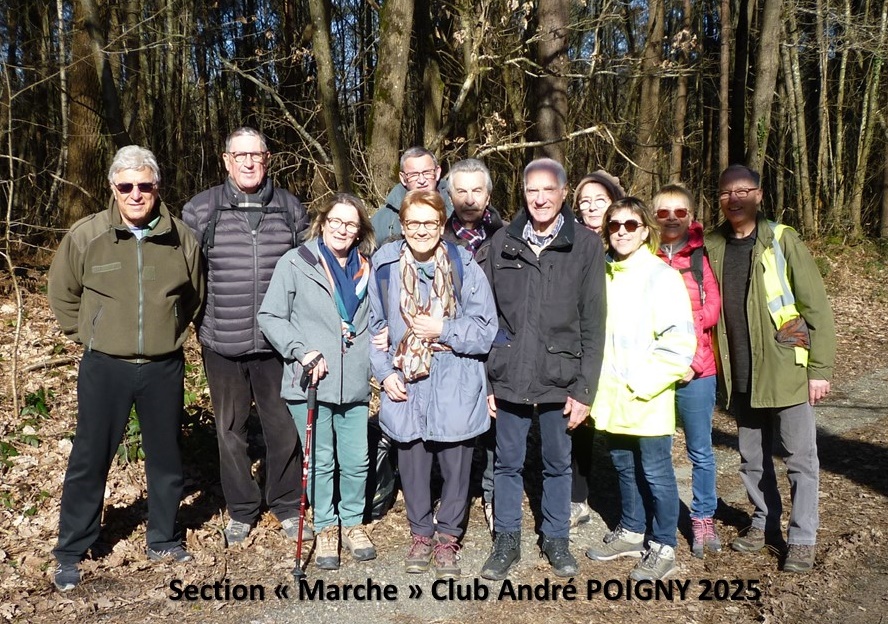 Club André POIGNY- Le Mans - Section marche 2025