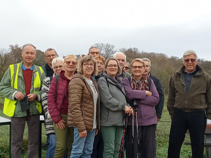 Club André Poigny- Le Mans Marche du jeudi 13/11/2025 Parcours de la Gémerie Allones
